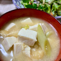 ぽろっとＱちゃん's cooksnap of when they made 味噌汁　ネギと豆腐と油揚げ.