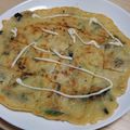 ☆ﾊﾘｰ's cooksnap of when they made しあわせモチモチ♡ほうれん草チーズチヂミ.