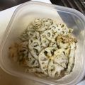 yuk1yukiki's cooksnap of when they made レンコンの塩キンピラ.