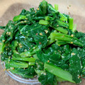 はちみつかなこ's cooksnap of when they made 作り置き、小松菜のわさびナムル。.