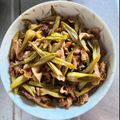 ＊雪菜っち＊'s cooksnap of when they made イタドリと豚の炒めたん。.