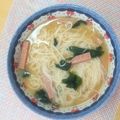 2児ママみきてぃ's cooksnap of when they made 食べてみて！美味しい！味噌汁おそうめん.