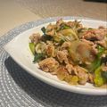 umizarusuki's cooksnap of when they made 長ネギ消費に＊長ねぎと豚肉のオイ炒め＊.