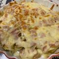 ねみねみ's cooksnap of when they made 洋風！キャベじゃがミルフィーユのチーズ焼.