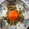 Dakochin's cooksnap of when they made 青じそ納豆の卵かけご飯.