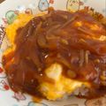＊まめゴマ＊'s cooksnap of when they made きのこデミグラスソースオムライス.