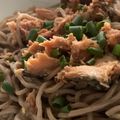 MULA's cooksnap of when they made 鯖缶そば.