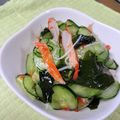 とりけらとっぷす's cooksnap of when they made キュウリ・ワカメ・カニカマの生姜酢の物.