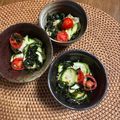 yesmama's cooksnap of when they made ズッキーニとワカメの酢の物☆白だし入簡単.