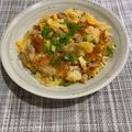 しゅい6's cooksnap of when they made 残りコロッケdeチャーハン.