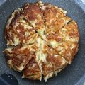 小栗虫子's cooksnap of when they made 材料6つで卵不要！もやしチーズのお焼き.