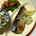 にきけん's cooksnap of when they made 鯖の塩焼きを大根おろしと胡瓜で♪.