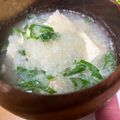 未央ママ's cooksnap of when they made 大根おろし汁で☆温かいお豆腐スープ.