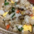 Sirokuro2207's cooksnap of when they made ニラと舞茸のチャーハン✿.