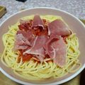 crr611's cooksnap of when they made トマト缶で早ウマ冷製パスタ.
