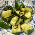 ミアンミアン's cooksnap of when they made コク旨＊きゅうり塩こんぶ＊おつまみにも！.