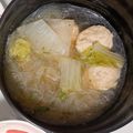 Kii Ojo1229's cooksnap of when they made 鶏つくねと白菜の春雨スープ.