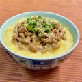 島子☆'s cooksnap of when they made 簡単朝食♪卵かけご飯on納豆☆.