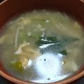 のみのみ。's cooksnap of when they made チンゲン菜とえのきの卵スープ.