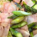 ぺかちゅ's cooksnap of when they made 簡単♪　茹でずに炒めるアスパラベーコン.