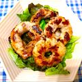 Kana's cooksnap of when they made 豚肉の玉ねぎロール焼き.