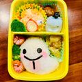 keikei2's cooksnap of when they made 簡単☆おばけおにぎり＊ハロウィンキャラ弁.