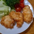 ポニーリボン's cooksnap of when they made 【楽めし】鶏胸肉の一口チキンカツ.