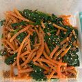 ギルモア's cooksnap of when they made 簡単常備菜。ほうれん草とにんじんのナムル.