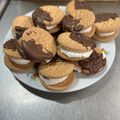 ミアンミアン's cooksnap of when they made バレンタイン♡マシュマロビスケットサンド.