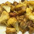 菜つ実☆ミ's cooksnap of when they made ワンパン！カリフラワーと鶏肉のカレー炒め.