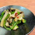 島子☆'s cooksnap of when they made 作り置き＊ピリ辛大人無限エリンギピーマン.