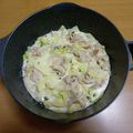 55才のおじさん's cooksnap of when they made さっと一品！豚こまの大葉クリーム炒め.