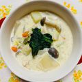チェックのミニくま's cooksnap of when they made ほっこり美味しい根菜豆乳スープ.