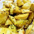 TomoGoQoo's cooksnap of when they made 揚げない☆固まらない☆簡単大学芋.
