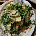 みずづいろ's cooksnap of when they made 彩り！かりっとベーコンと春菊の簡単炒め.