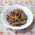 mmameco's cooksnap of when they made ☆大根・人参の皮とコンニャクの金平☆.