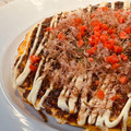 babibabi7's cooksnap of when they made キャベツと卵だけ！ふんわりお好み焼き風.