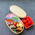 ころわんの母さん's cooksnap of when they made 小玉トマトに大葉を♪りんご風.