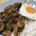 まりっコぐらし's cooksnap of when they made なすとピーマンの豚肉味噌炒め丼.