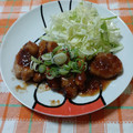 ﾁｲﾁｬﾝﾏﾏ's cooksnap of when they made 厚切り豚ロース焼き～✴️おろし大根編✴️.
