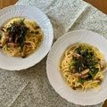 yesmama's cooksnap of when they made ベーコンとほうれん草の和風にんにくパスタ.