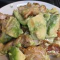 ゆるмαмα's cooksnap of when they made ニンニク鶏のアボカド炒め.