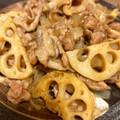 ここみゆちゃん's cooksnap of when they made 簡単10分♪豚こまとれんこんの生姜焼き.