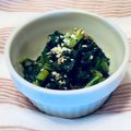 ぴぐもん１８'s cooksnap of when they made つるむらさきのナムル.