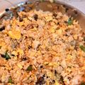 Hizki's cooksnap of when they made 冷蔵庫の残り物で『本格・タイチャーハン』.