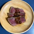 もとまま1114's cooksnap of when they made 牛もも肉だけど柔らかいステーキ.