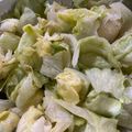 ねこねこさーん's cooksnap of when they made ごま油が美味しい(^^*)レタスのナムル.