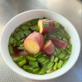 azbjbn's cooksnap of when they made さつま芋と生ニラのお味噌汁.