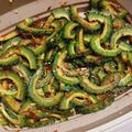 ❀まいねこ❀'s cooksnap of when they made レンジで簡単!!ゴーヤのおひたし.