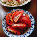 かわゆう1211's cooksnap of when they made 安いトマトが激ウマに！トマトの胡麻和え.